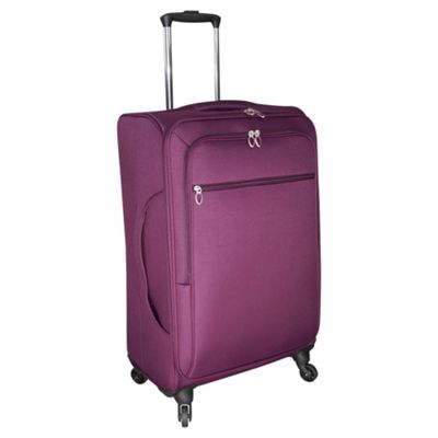 Buy Tesco Lightweight 4-Wheel Large Berry Suitcase from our Lightweight ...