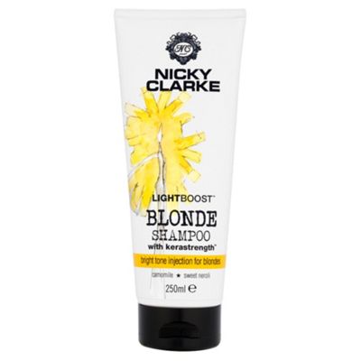 Buy Nicky Clarke Lightboost Blonde Shampoo 250Ml from our Shampoo ...