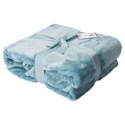 Buy Duck Egg Super Soft Fleece Throw from our Throws, Blankets ...