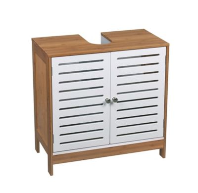 Buy Stanford Bathroom Under Sink Cabinet Bamboo White From