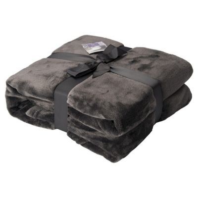 personalised grey fleece blanket by marquis & dawe ...