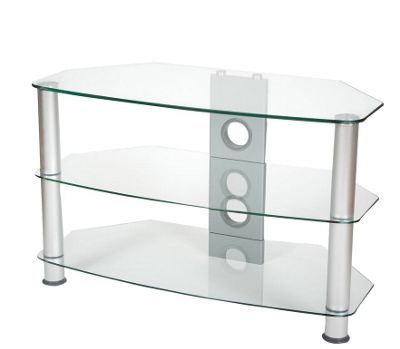 Buy ValuFurniture Brisa 600mm Clear Glass TV Stand for up ...