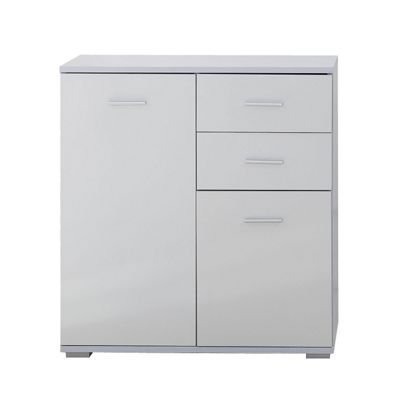 Buy Homcom High Gloss Side Cabinet Table Sideboard Chest Of Drawer