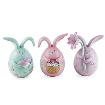 Buy Set of Three Rabbit Plant Pot Hugger Garden Ornaments from our ...