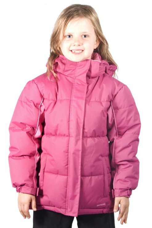 Buy Kids Snow Warm Winter Padded Jacket Coat Fleece Lined Collar + Hood ...