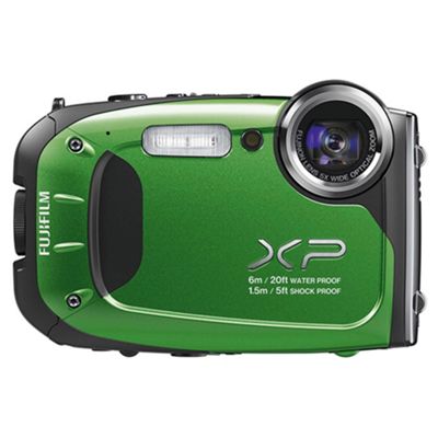 Buy Fujifilm XP60 Tough Digital Camera, Green, 16MP, 5x Optical Zoom, 2 ...