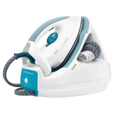 Buy Tefal GV5225 Ceramic Plate Steam Generator Iron - White & Blue from ...