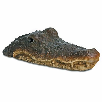 Buy Floating Detailed Crocodile Head Garden Pond Ornament ...