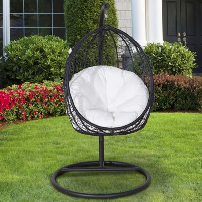 Buy Outsunny Garden Hanging Egg Chair with Cushion from our Garden ...