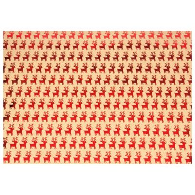 Buy Tesco Reindeer Foil Craft Christmas Wrapping Paper, 3m from our