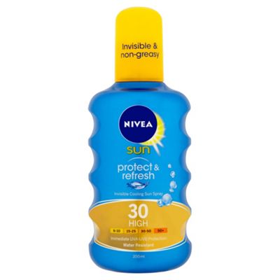 Buy NIVEA SUN® Protect & Refresh Invisible Cooling Sun Spray 30 High ...