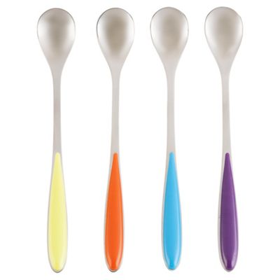 Buy Set of 4 Brights Ice Cream Sundae Spoons from our Spoons range - Tesco