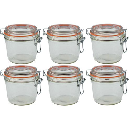 Buy Argon Tableware Preserving / Jam Glass Storage Jars - 350ml - Pack ...