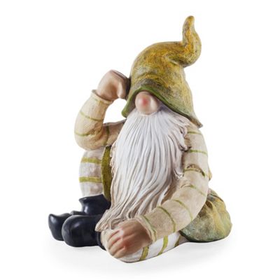 Buy Aspen the Large Sitting Woodland Resin Garden Gnome Ornament with ...