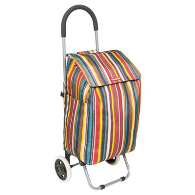 Buy Typhoon Foldable Shopping Trolley, Stripe from our Shopping Trolley ...