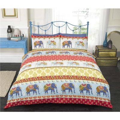 Bedding Sets Tesco Buy Rapport Jaipur Red Quilt Cover Set Double