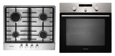 Buy Oven + Hob Pack Samsung BF30N3T11P Single Electric Oven + GN642FFXD