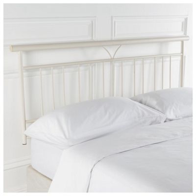 Buy Seetall Athens Double Metal Headboard, Cream From Our Double ...