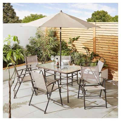 Buy Tesco  Hawaii Metal Garden Furniture  8 Piece Set 