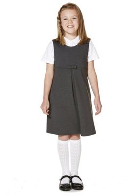 jersey pinafore school dress