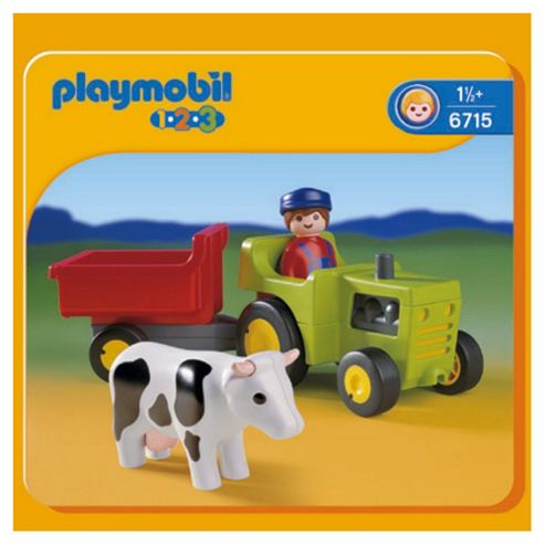 Playmobil Farmer With Tractor