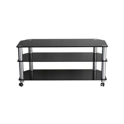 Buy Stil-Stand Mellan 50 TV Stand with Castors - Piano Black from our