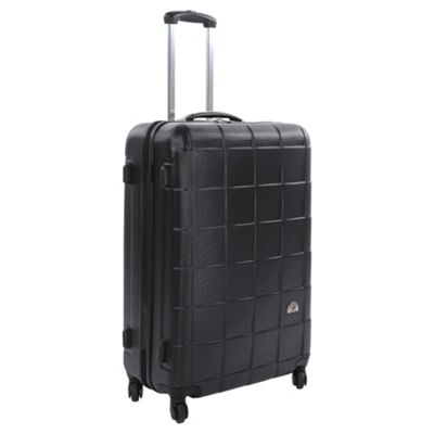 Buy Beverly Hills Polo Club Hard Shell 4-Wheel Suitcase, Black Square ...