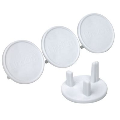 5-Pack UK 3-Pin Plug Socket Protectors - Child Safety Covers To Prevent Shock