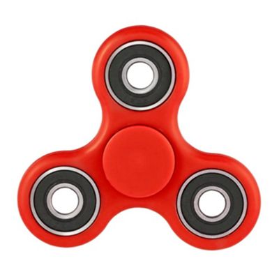 Tri Fidget Hand Spinner Toy, Fidget Spinner Fidget Finger Toy (Red) UK 