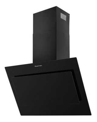 black angled cooker hood 90cm