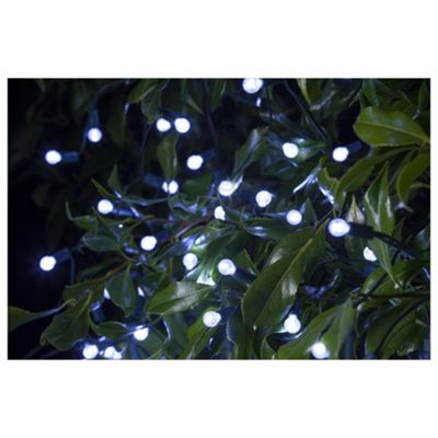 Tesco 100 Solar Warm White String Lights Tesco Groceries