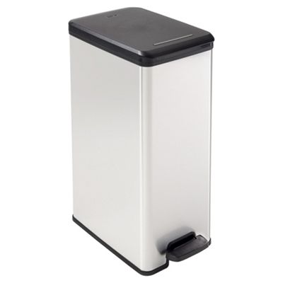 Buy Curver Silver 40L Slim Bin from our Waste Bins range - Tesco