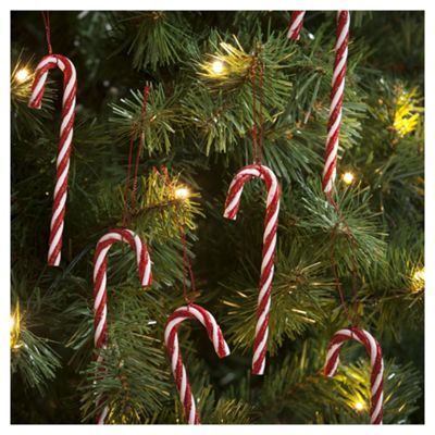 Buy Candy Canes Christmas Tree Decorations, 6 pack from our All ...