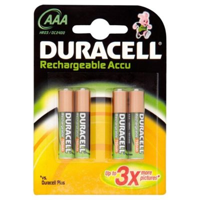 Buy Duracell Rechargeable Accu HR03 750 Mah AAA Batteries from our ...