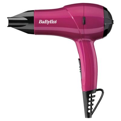 Buy Babyliss Nano Dry 1200W Hairdryer, Pink from our Hair Dryers range ...