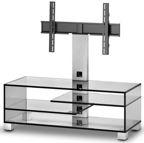 Buy Sonorous Luxury Clear Glass Cantilever Stand - up to 55 inch TV s ...