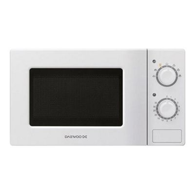 Buy Daewoo KOR6L77 20 Litre 700W Manual Microwave - White from our