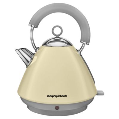 Buy Morphy Richards 102032 Accents Pyramid Kettle - Cream from our ...