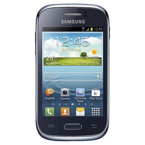 Tesco Mobile Samsung Galaxy Young Blue