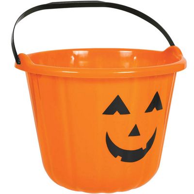Buy Halloween Bags & Bowls Orange Pumpkin Bucket from our All Party ...