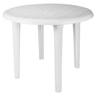 White Plastic Tables, White Round Plastic Table