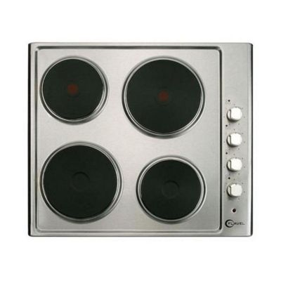 Buy Flavel FLH61PX 600mm Built in 4 Solid Plate Electric Hob in Silver ...