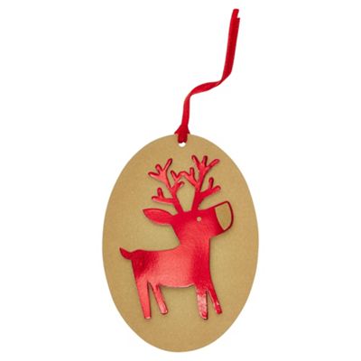 Buy Luxury Kraft Reindeer Christmas Gift Tags, 3 pack from our All Christmas range - Tesco