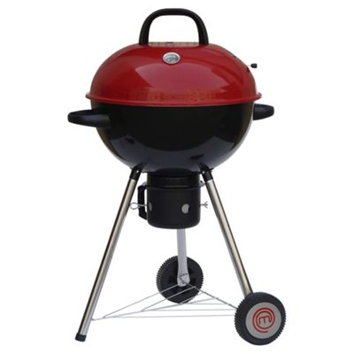 Buy MasterChef 57cm Kettle Charcoal BBQ, Red from our Charcoal BBQs ...