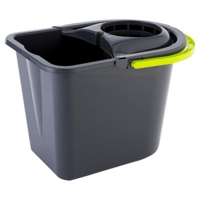 Buy Tesco 14L Mop Bucket Silver from our Brushes, Mops & Buckets range ...