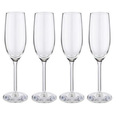 Buy Set of 4 Timeless Classic Champagne Glasses from our Champagne ...