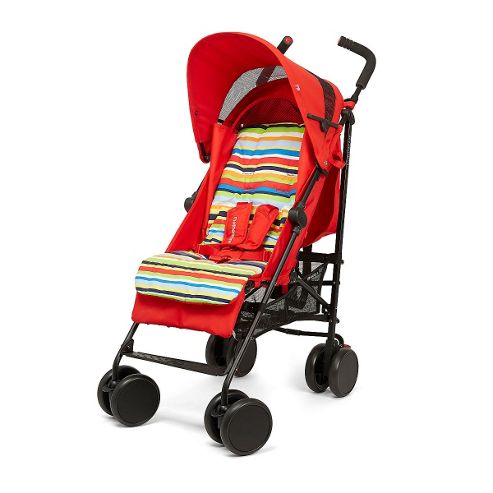 Buy Mothercare Baby Nanu Plus Stroller Buggie- Red Stripe from our ...