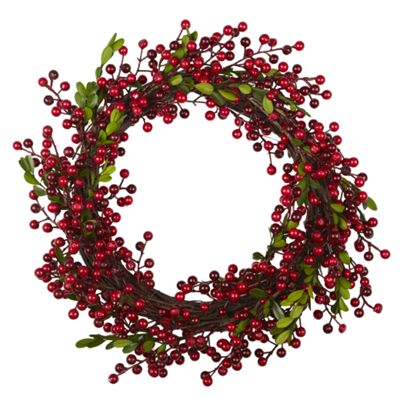 Buy Red Berry Christmas Wreath from our All Christmas range - Tesco