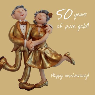 Buy Holy Mackerel Happy 50th Wedding Anniversary. Happy ...