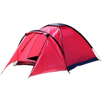 Buy North Gear Camping Mono 3 Man Waterproof Dome Tent Red from our 3 ...